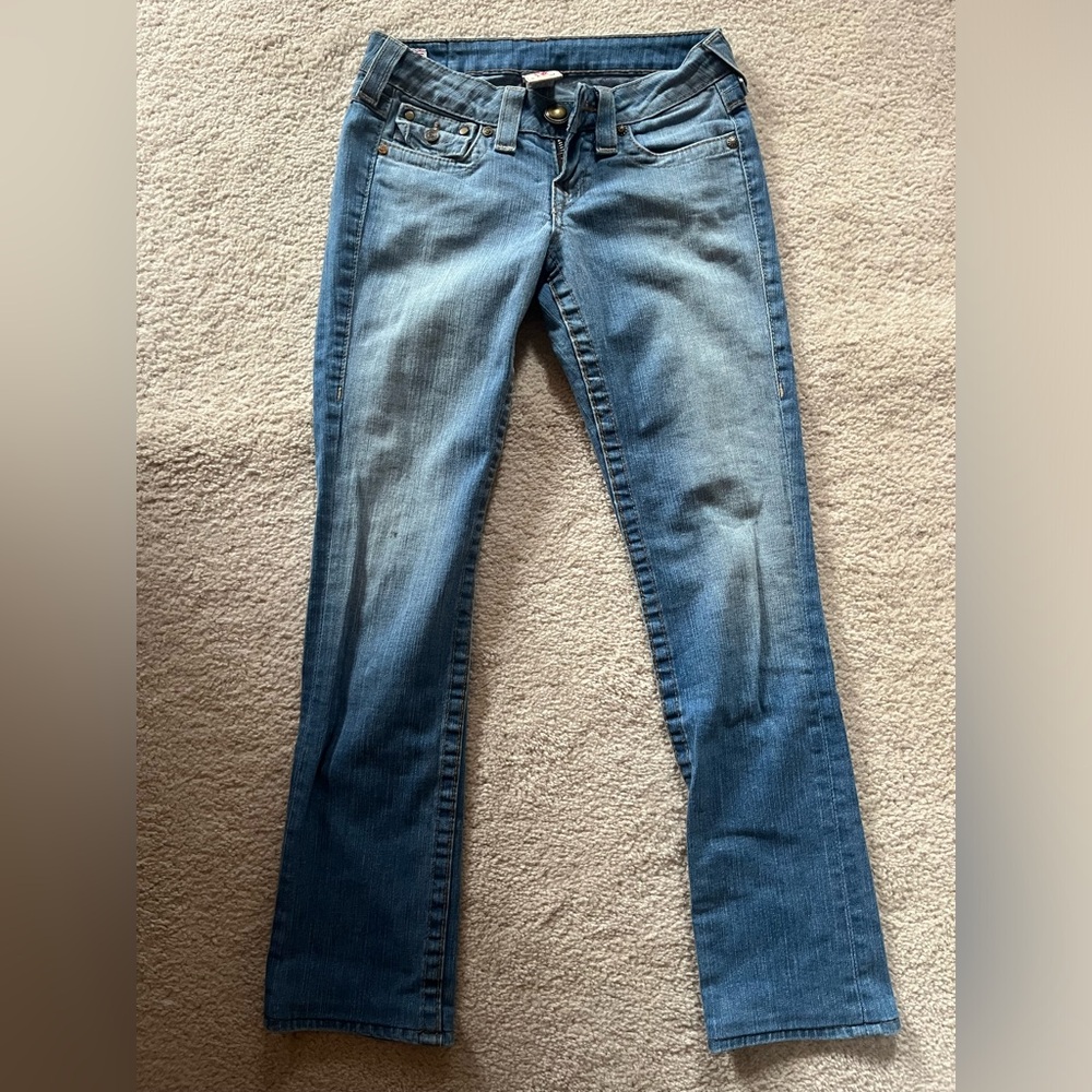True religion low waisted y2k skinny jeans - Picture 1 of 5